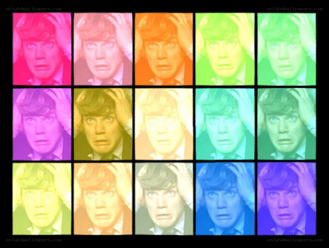 colorful portrait grid