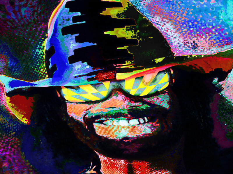 colorful portrait of a man