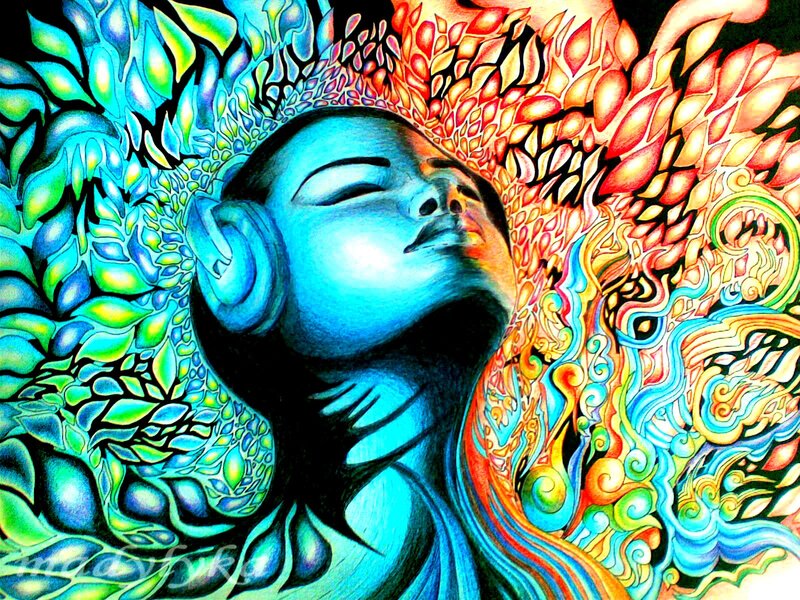 colorful psychedelic art