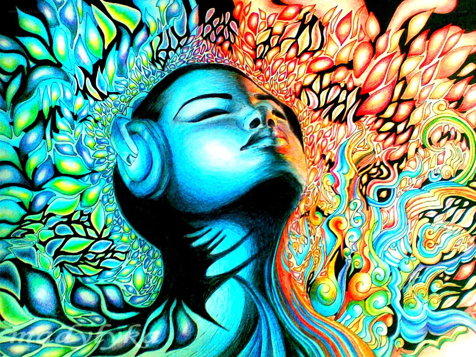 colorful psychedelic art