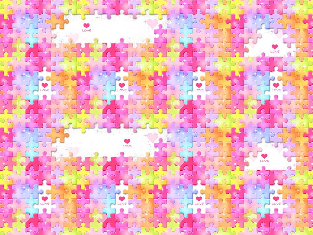 colorful puzzle background