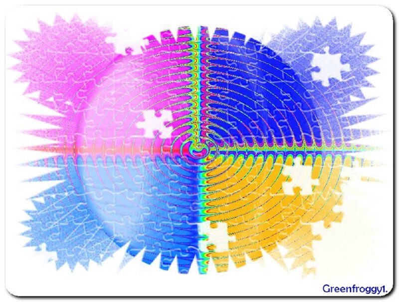 Colorful Puzzle Fractal