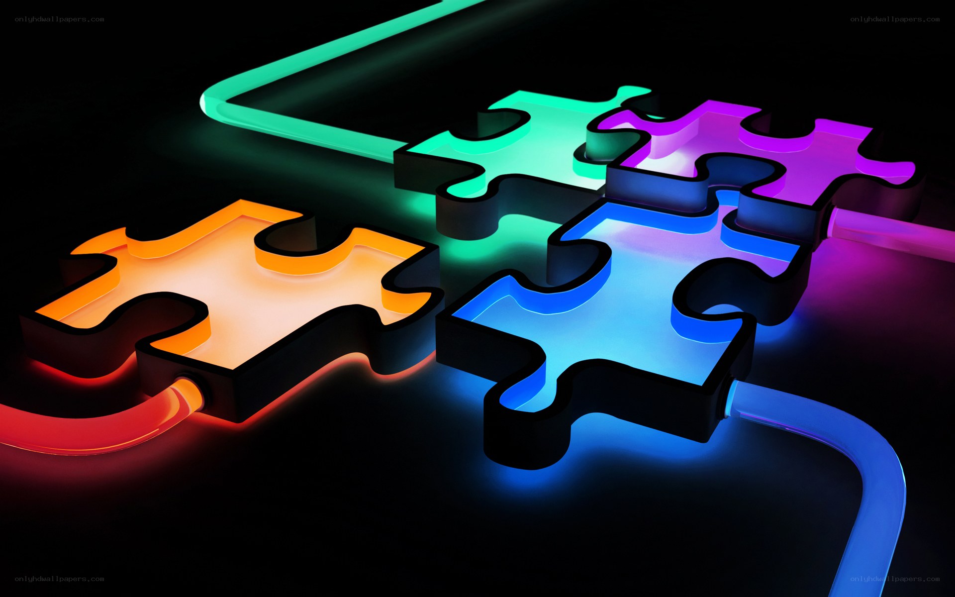colorful puzzle pieces