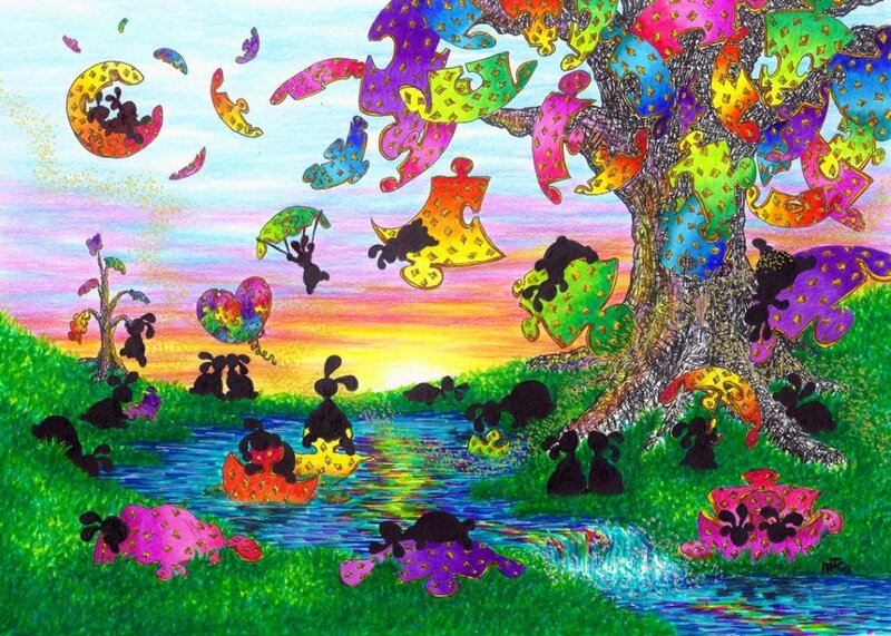 Colorful Puzzle Tree