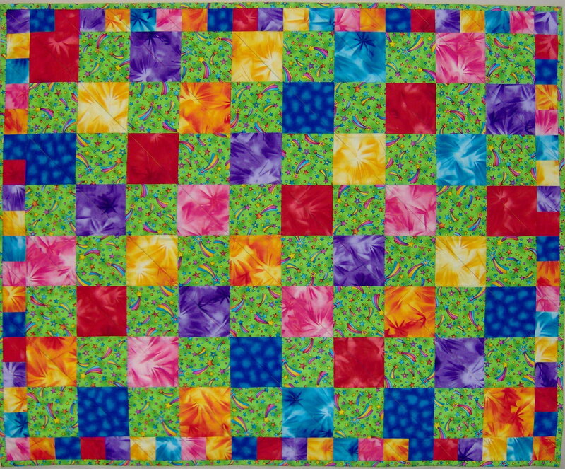 Colorful Quilt Pattern — Green