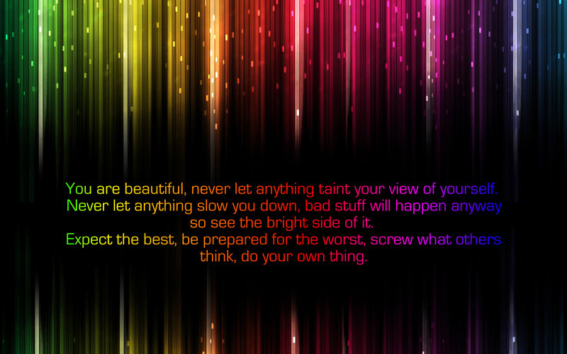 colorful quote background