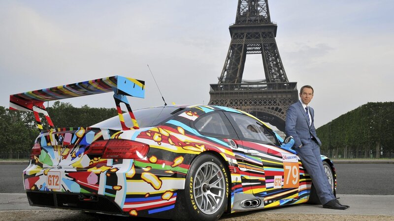 Colorful Race Car — Black, Calm