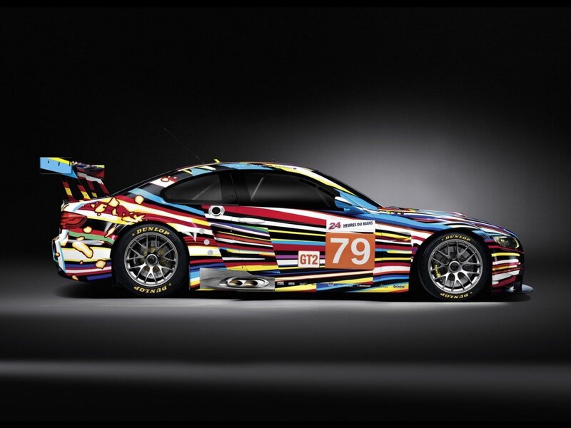 Colorful Race Car — Black, Dramatic, Photograph