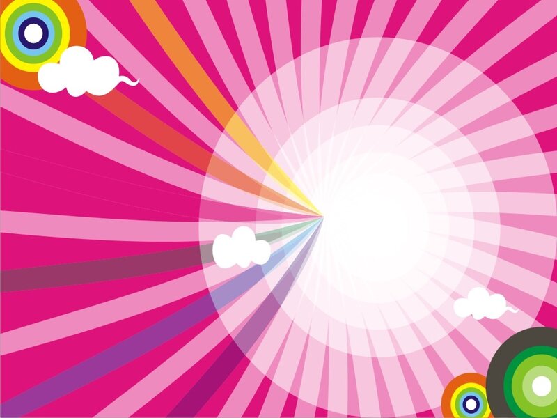 Colorful Radial Background