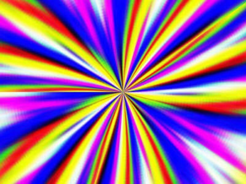 colorful radial burst pattern