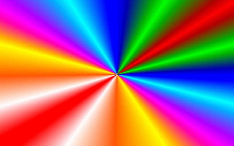 colorful radial gradient
