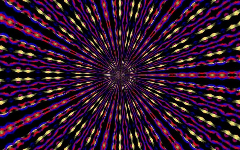 colorful radial pattern