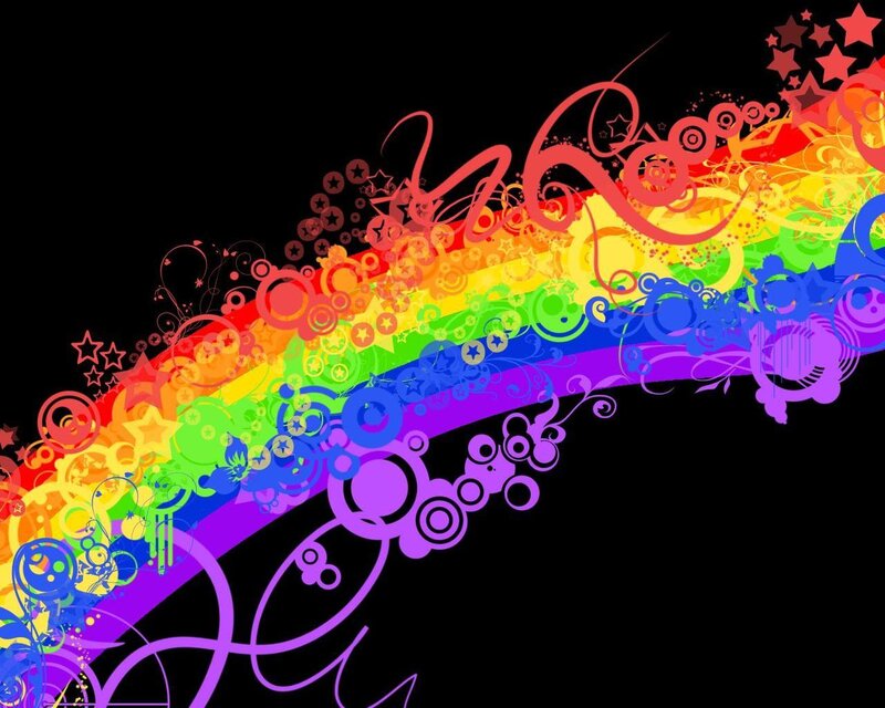 colorful rainbow abstract design