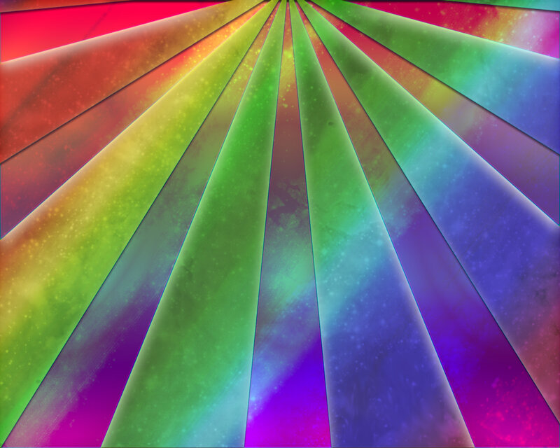 colorful rainbow rays