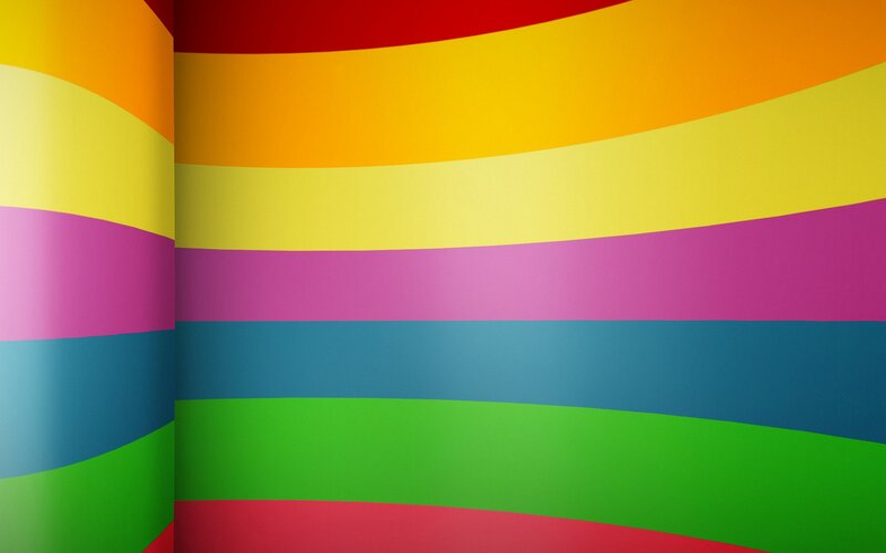 colorful rainbow stripes