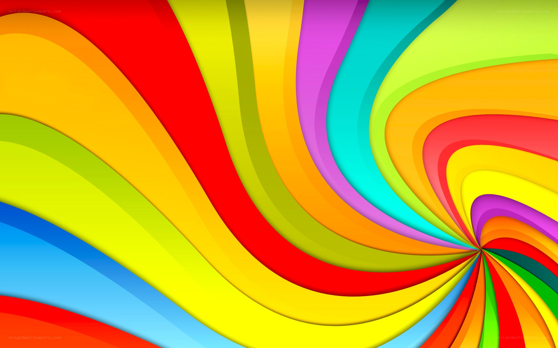 colorful rainbow swirl