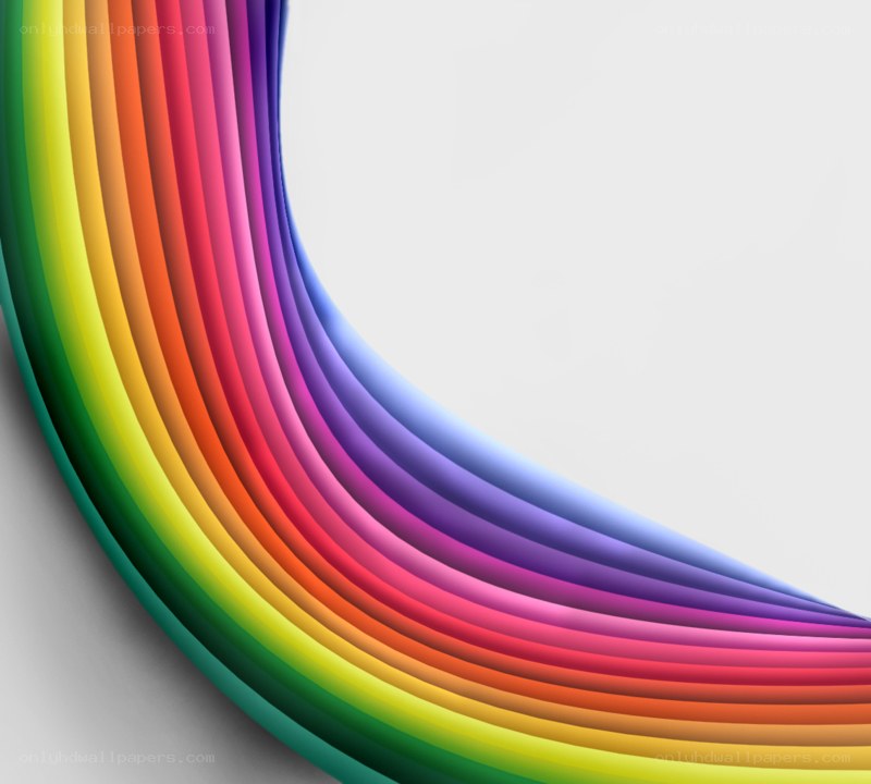 colorful rainbow wave