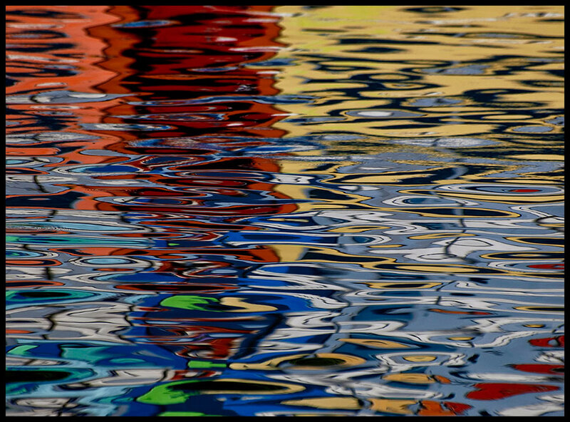 Colorful Reflections in Water