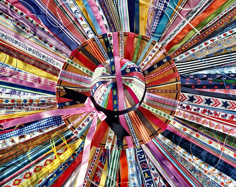 Colorful Ribbon Wreath