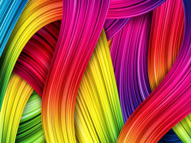 Colorful Ribbons — Red