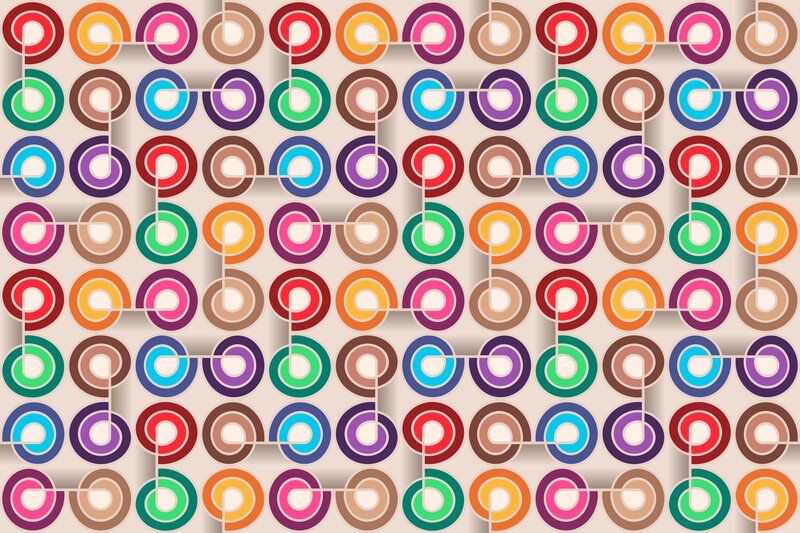 Colorful Ring Pattern