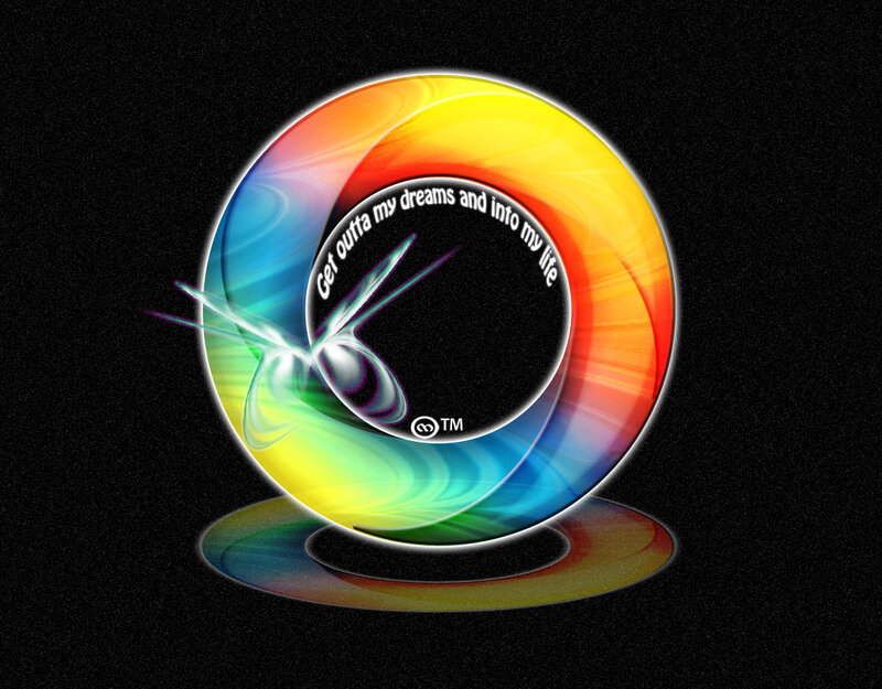 Colorful Ring with Text