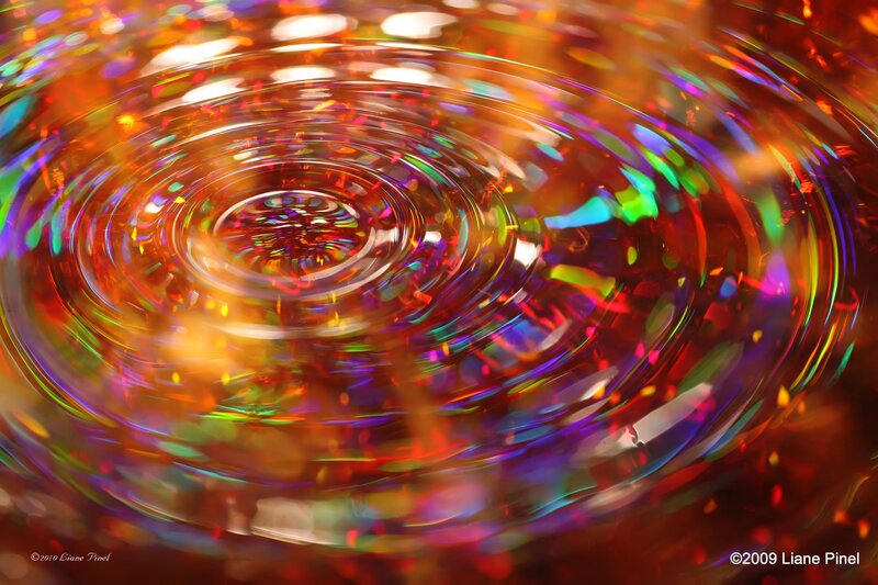 Colorful ripple pattern