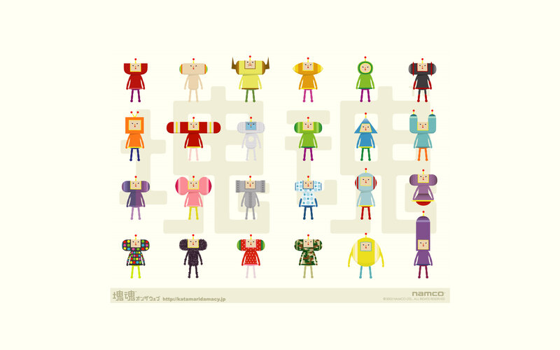 Colorful Robot Characters