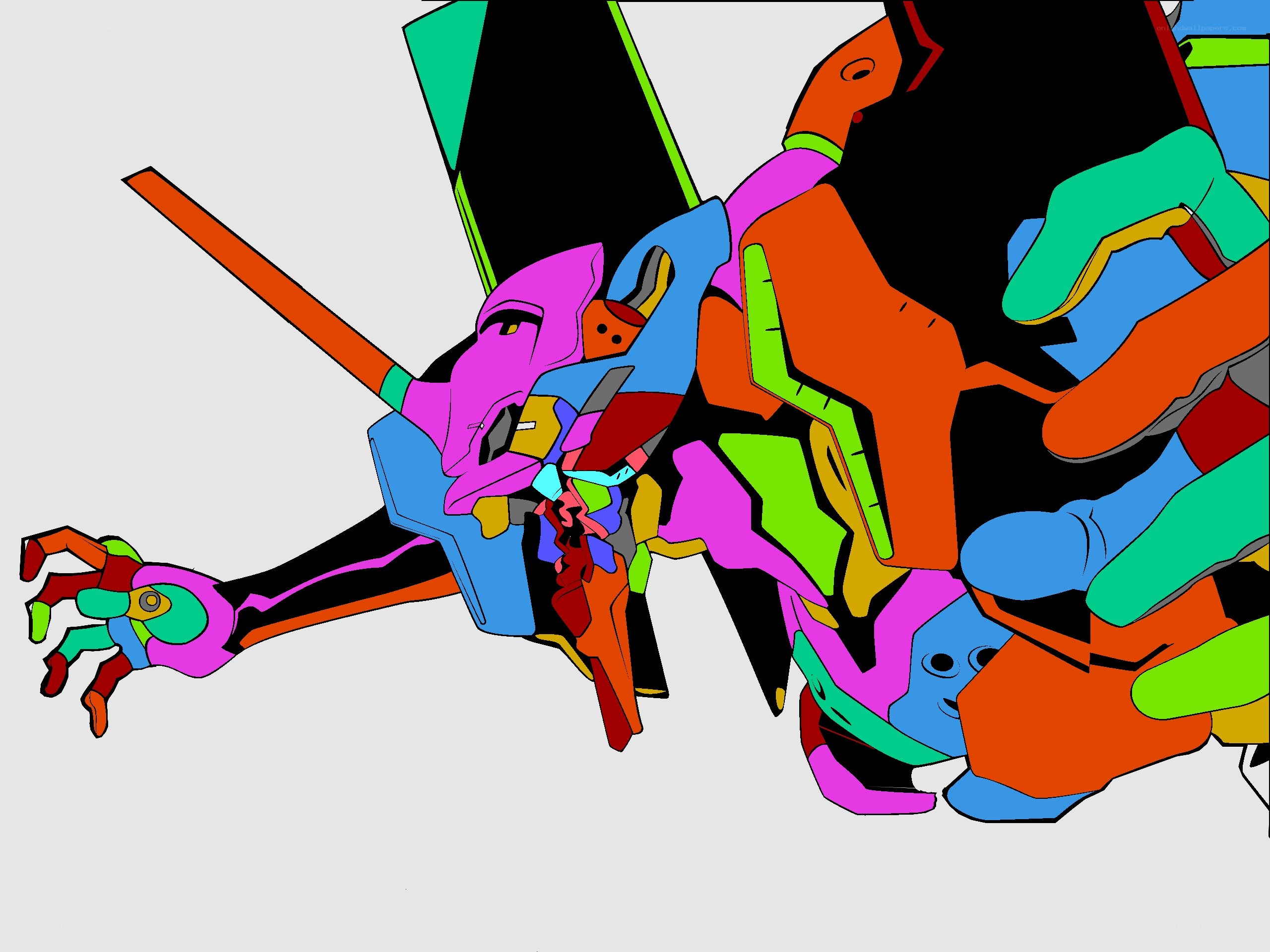 colorful robot figure