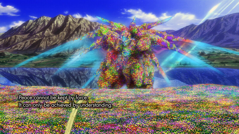 Colorful Robot in Field