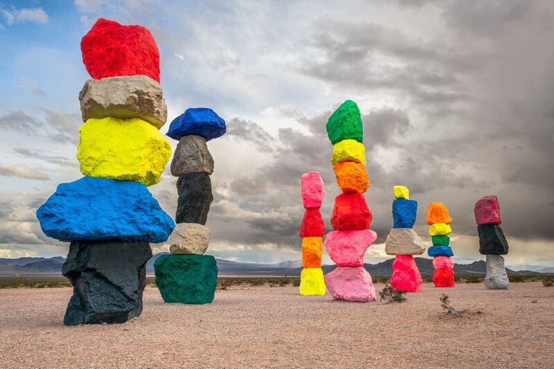 Colorful Rock Sculptures
