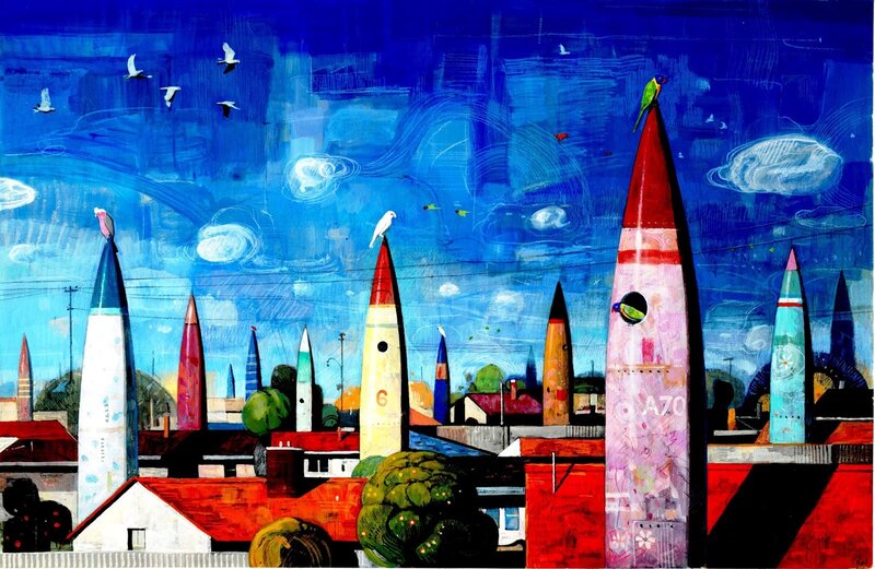 Colorful Rocket City