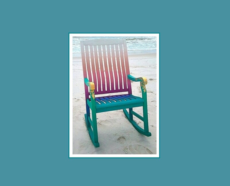 Colorful Rocking Chair