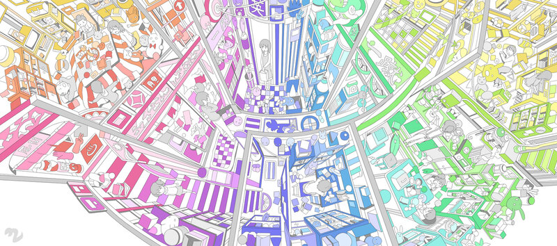 Colorful Room Maze