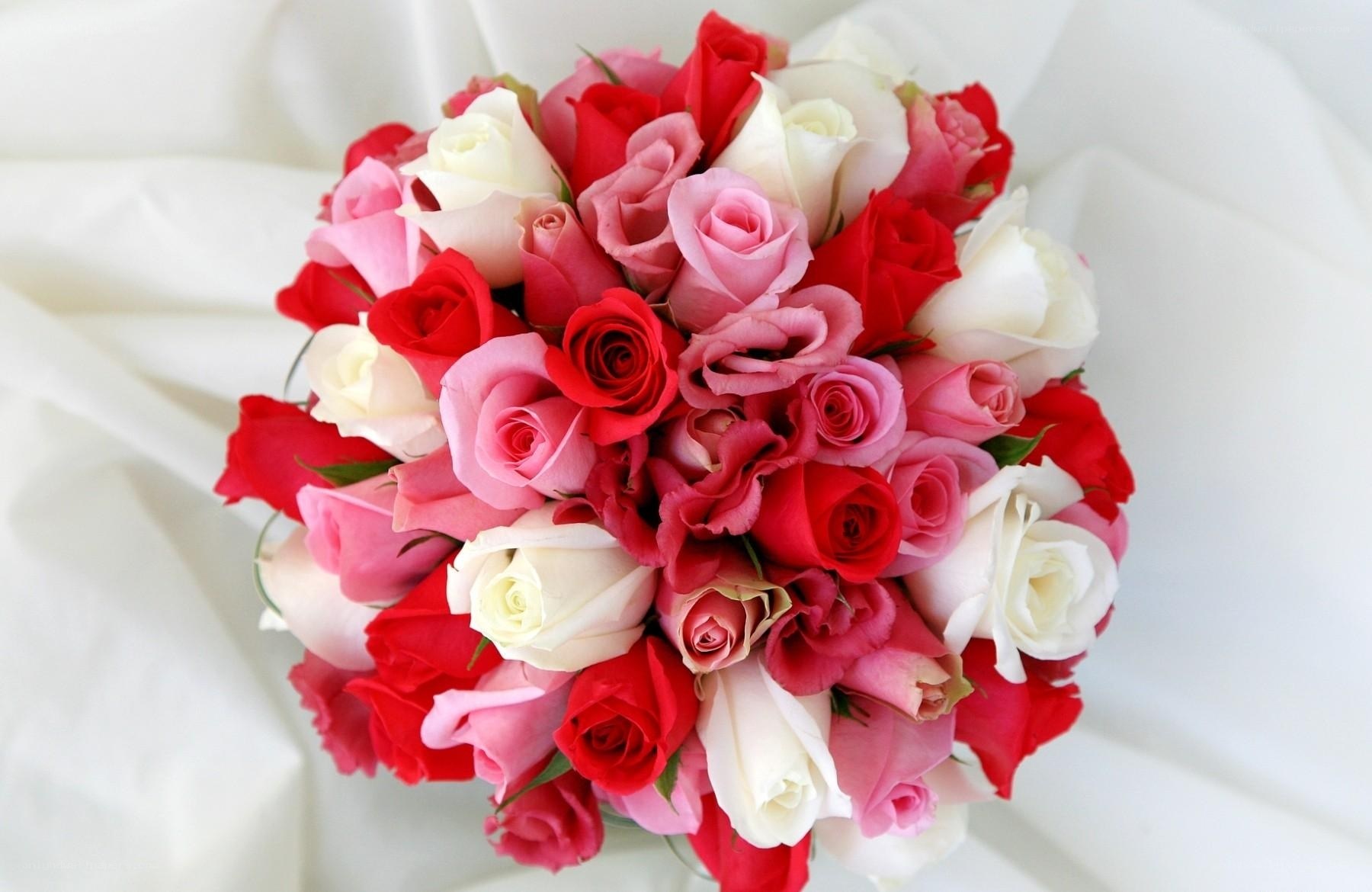 colorful rose bouquet