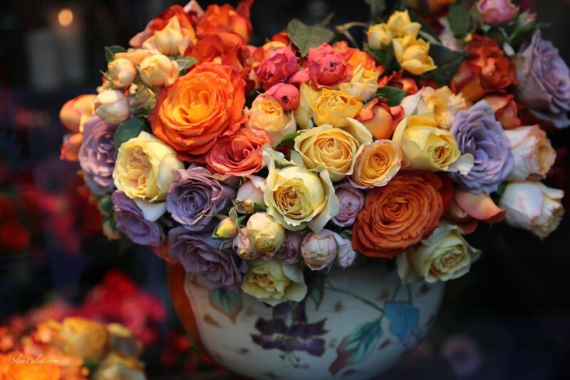 Colorful Rose Bouquet — Orange