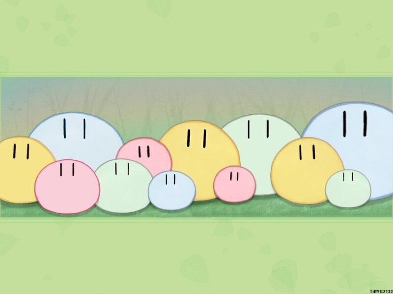 colorful round characters