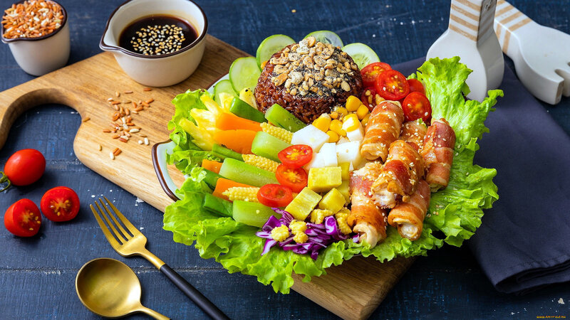 Colorful Salad Bowl