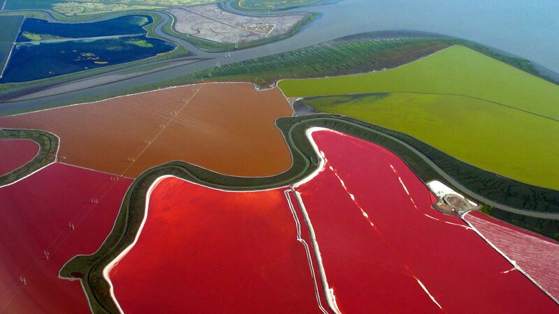 Colorful Salt Pans