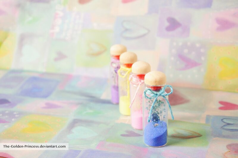 Colorful Sand Bottles