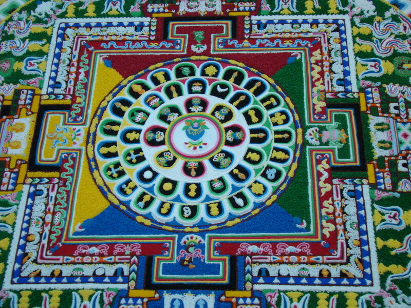 Colorful Sand Mandala