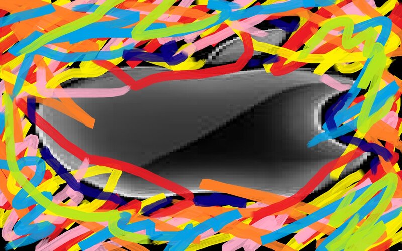 Colorful Scribbles on Object