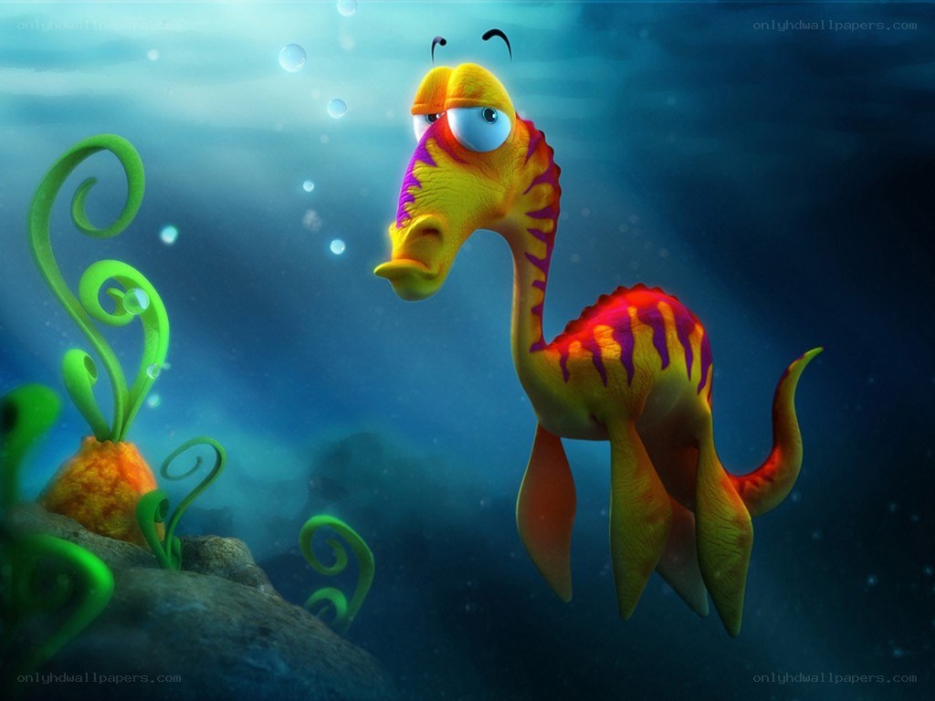 colorful sea creature underwater