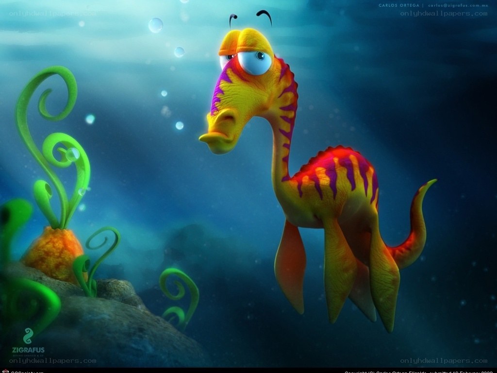 colorful sea creature underwater