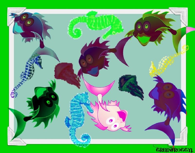Colorful Sea Creatures
