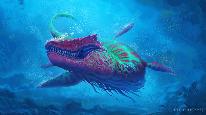 Colorful Sea Monster