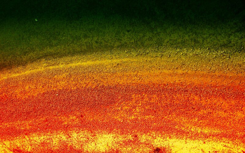 Colorful sediment layers