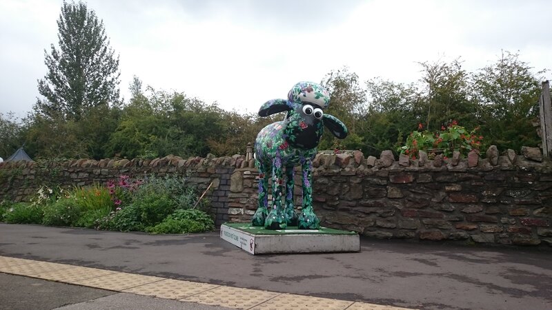 Colorful Sheep Sculpture