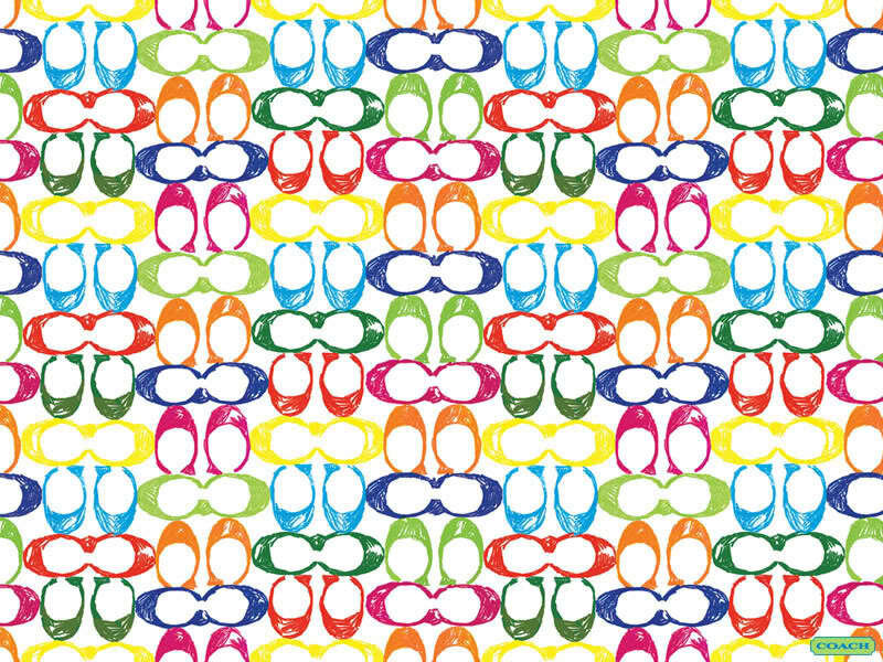 colorful shoe pattern wallpaper