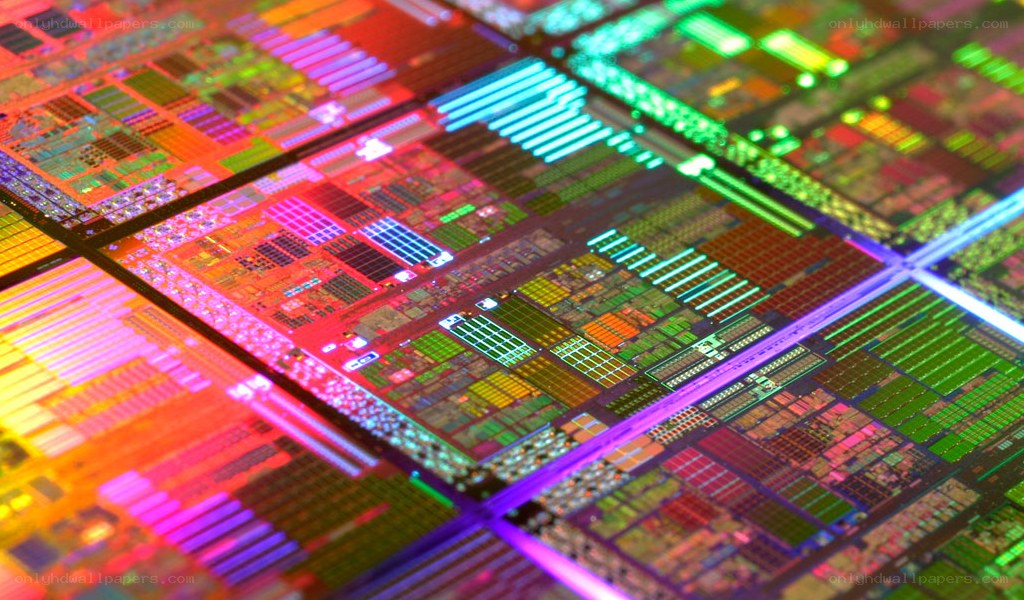 Colorful silicon wafer